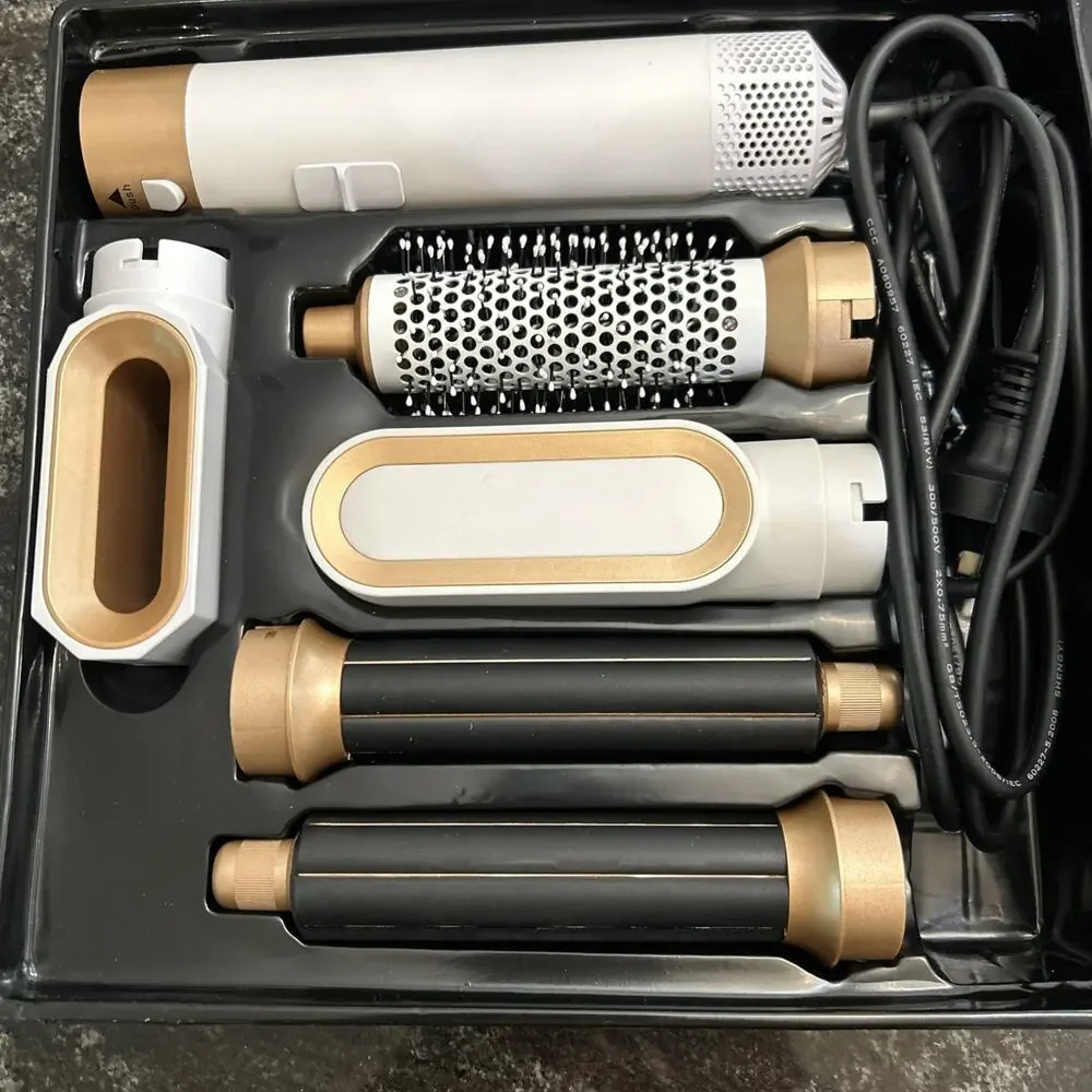 5 in 1 Multi Function Blow Dryer Hot Air Comb Brush Styling High Speed